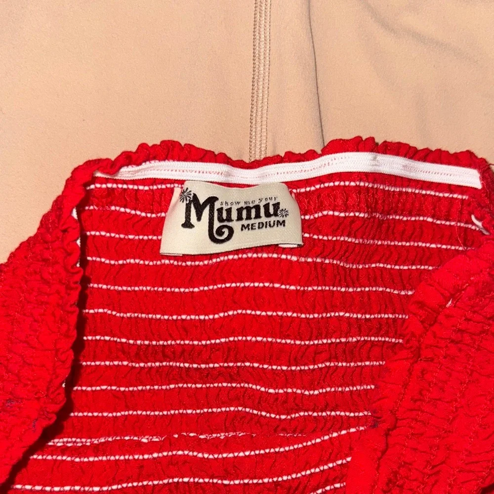 Show Me Your Mumu, size medium Red Tube Top - Picture 2 of 3